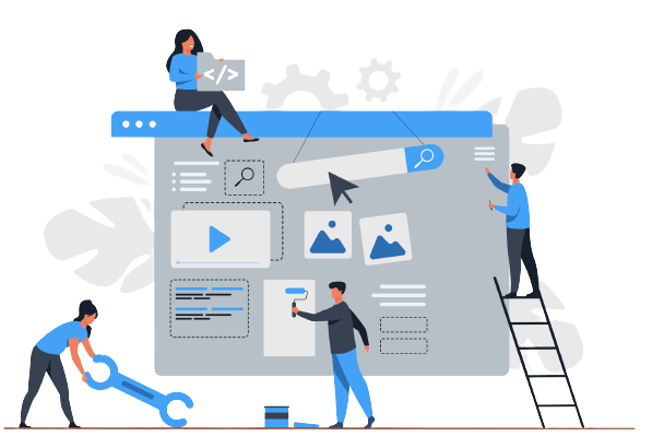 Dibujo de diseño y desarrollo web